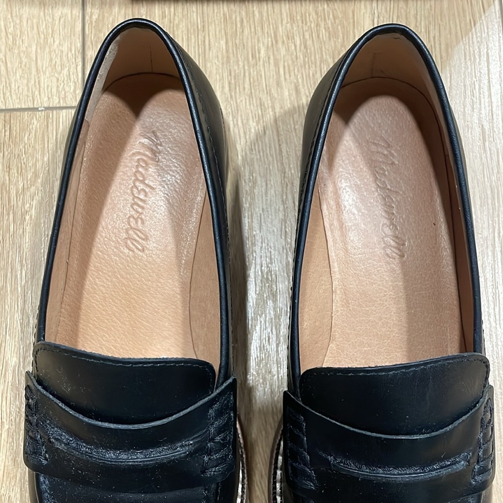 Madewell Elinor Loafer Slip On Shoe Black Size 5.5 - Picture 3 of 9